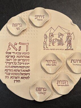 Eran Grebler Passover Pesach Seder Plate Unique